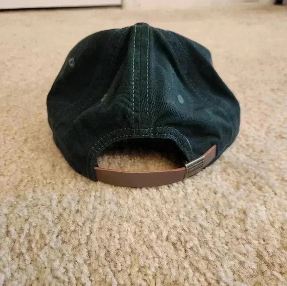 Tommy Hilfiger Blue Adjustable Strapback Hat Cap Flag Crest RN 77806 - Picture 2 of 3